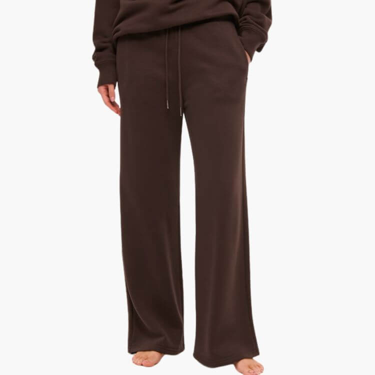 High Rise Wide Leg Sweatpant