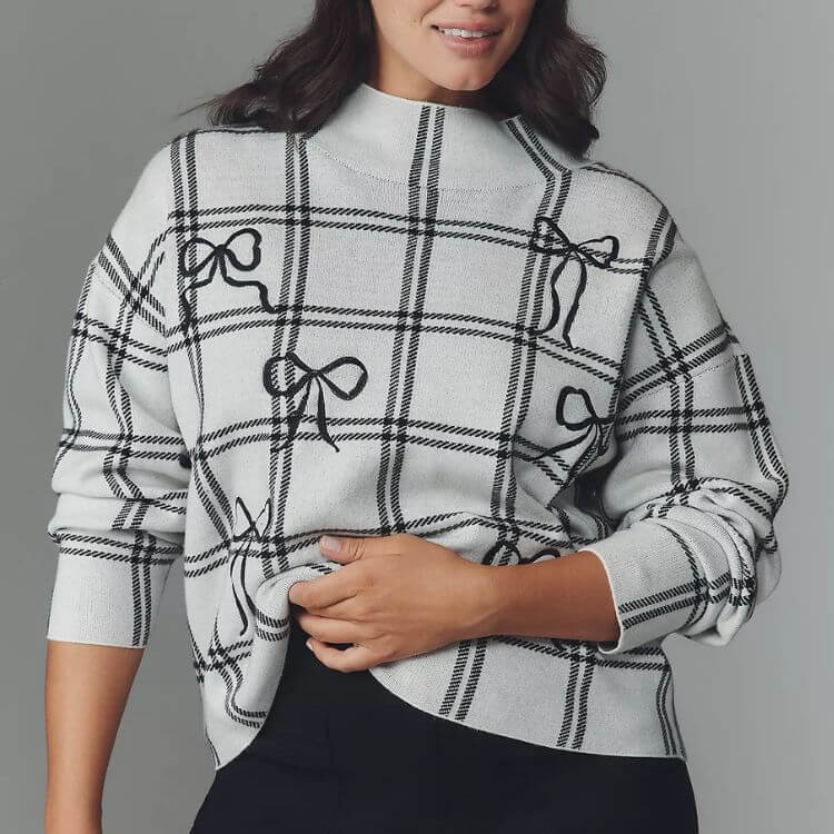 The Carys Mock-Neck Sweater