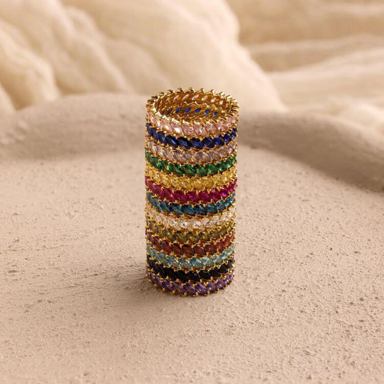 Eternity Marquise Birthstone Ring