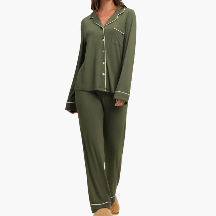 Bamboo Stretch-Knit Pajama Set