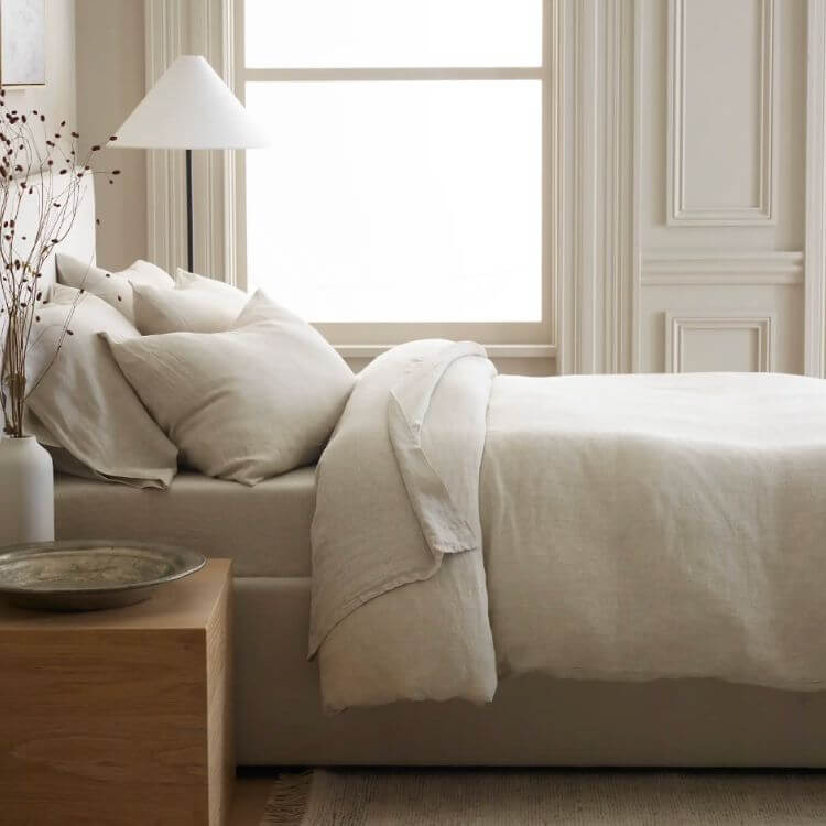 European Linen Chambray Duvet Set
