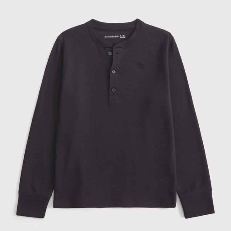 Washed Waffle Icon Henley