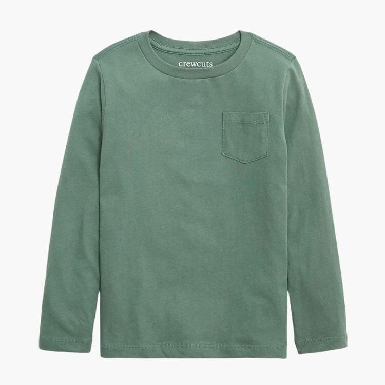 Boys' Cotton Jersey Pocket Tee