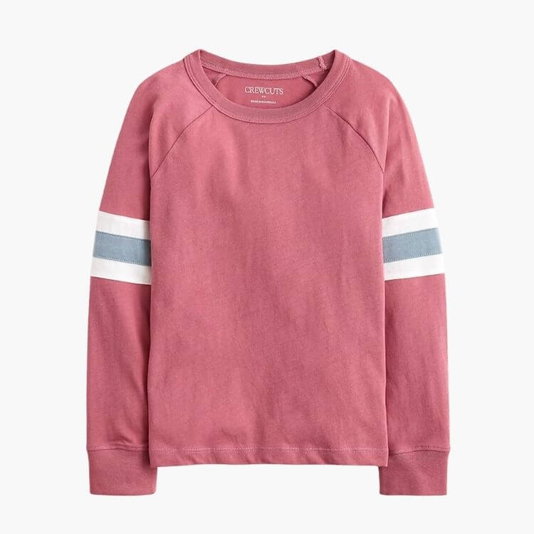 Boys' Striped Raglan Tee