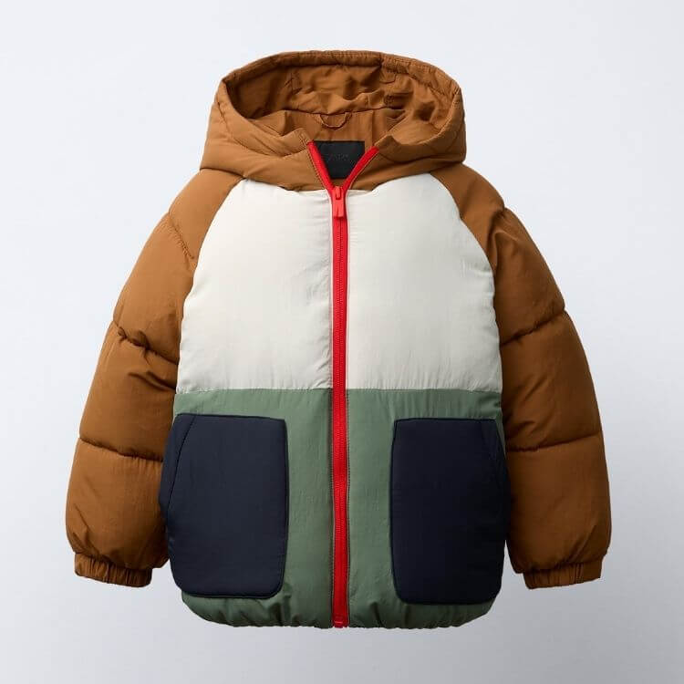 Water Repellent Fleece Lined Puffer