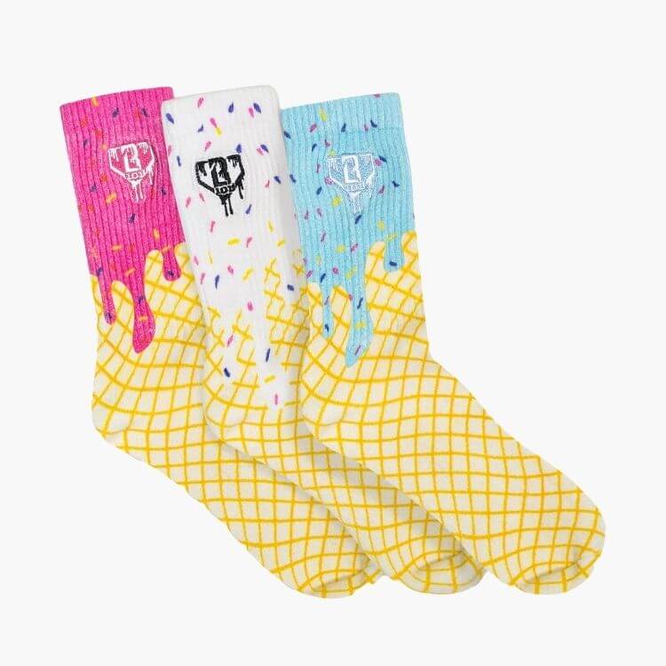 Boys' Ice Cream Socks 3 Pack