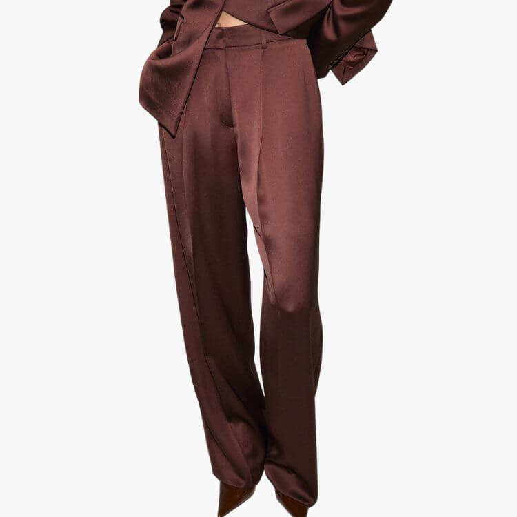 Satin Suit Pants