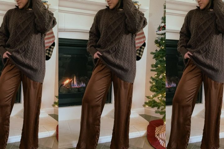 satin pants