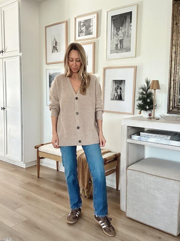 Review of the Mongolian Cashmere Oversized Boyfriend Cardigan