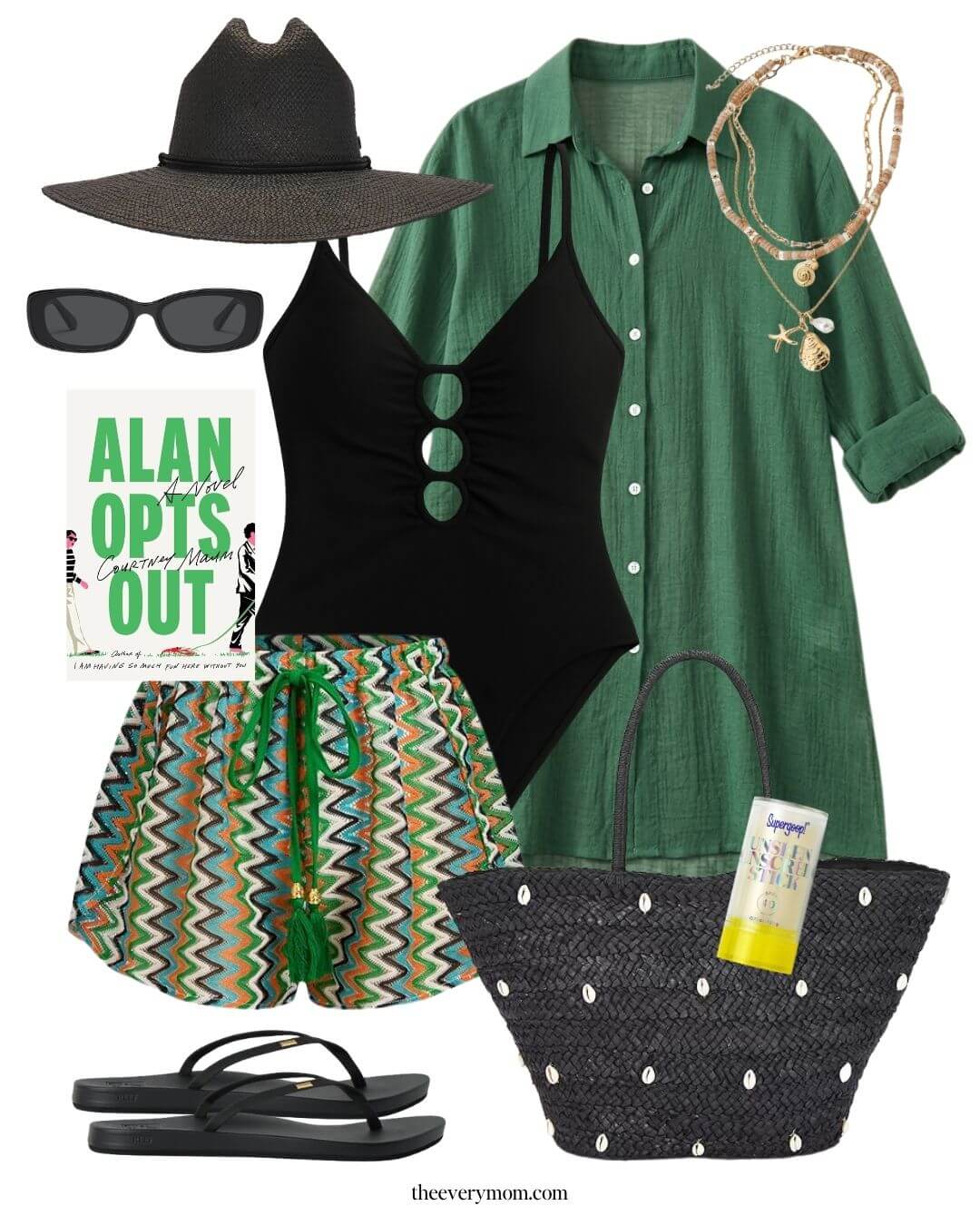 tropical excursion vacation outfit