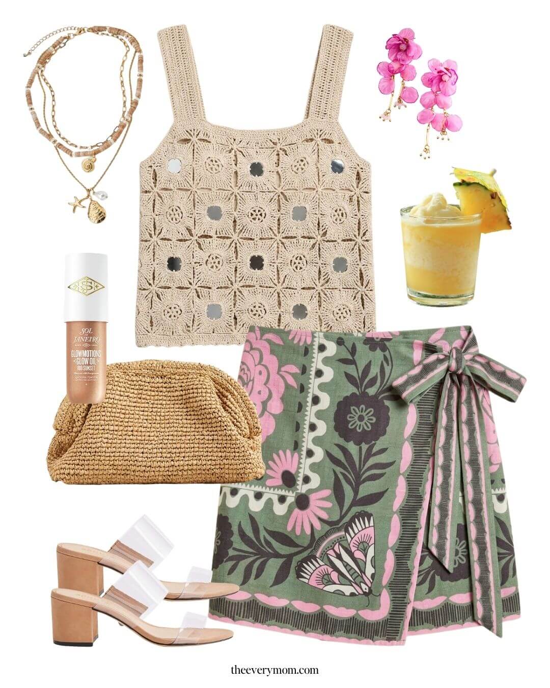 dinner at the beach vacation outfit