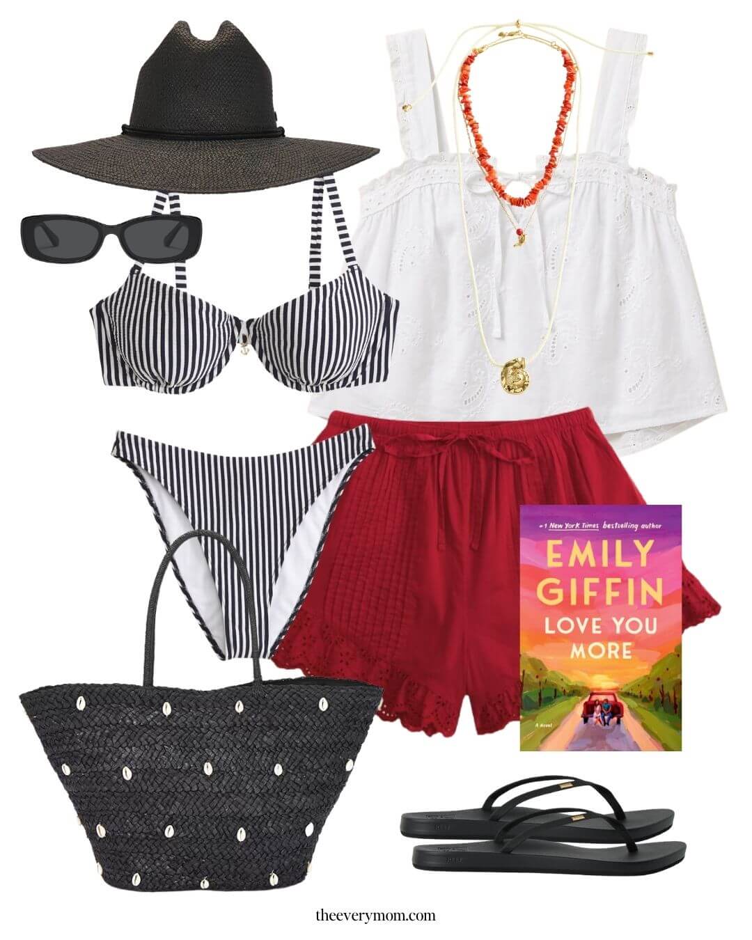 pool and lunch vacation outfit
