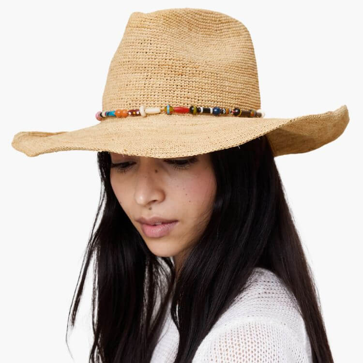Millie Continental Raffia Hat