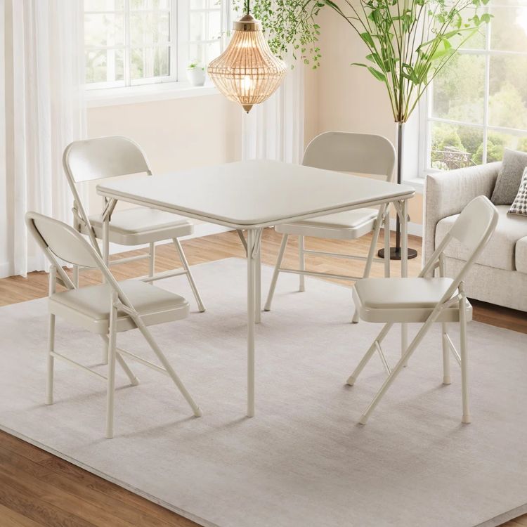 Folding Dining Table Set with Chairs