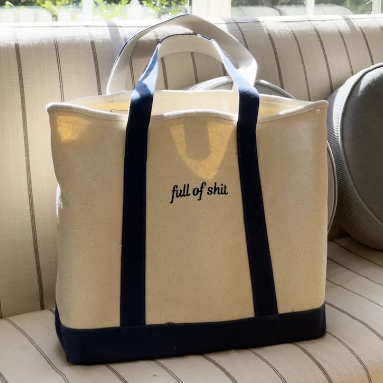 Full of Shit Heavy Duty Boat Tote