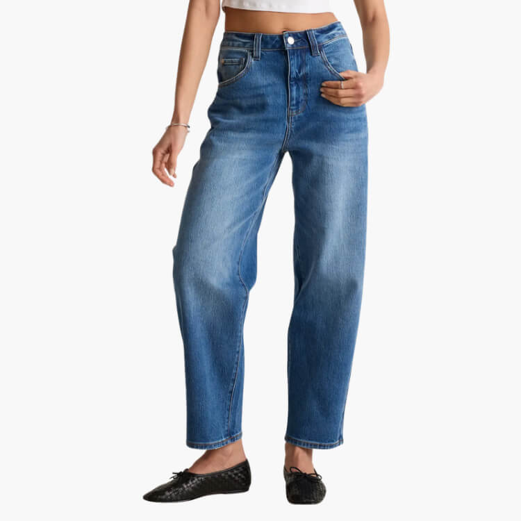 Bella Stretch Barrel Jeans