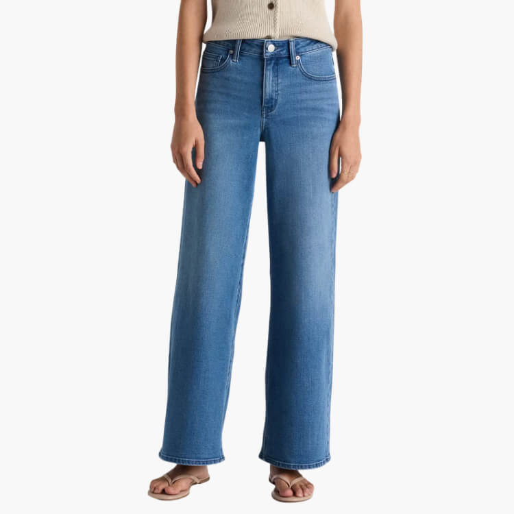 Luna Stretch Wide Leg Jeans