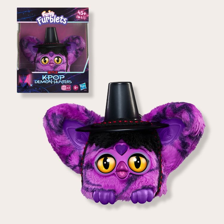 Furby Furblets <em>K-Pop Demon Hunters</em> Saja Boy Demon Interactive Toy by Hasbro