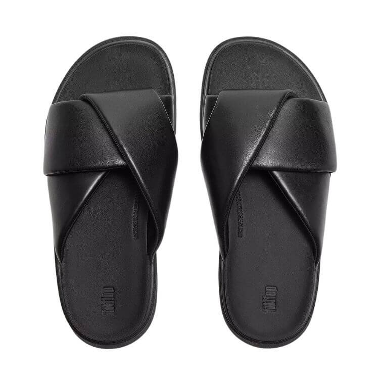 leather slides