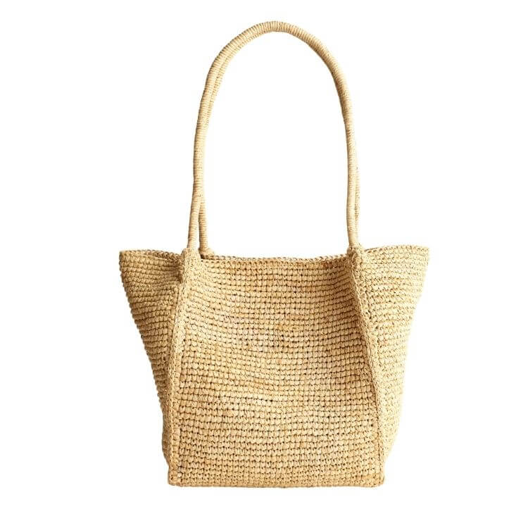 raffia tote
