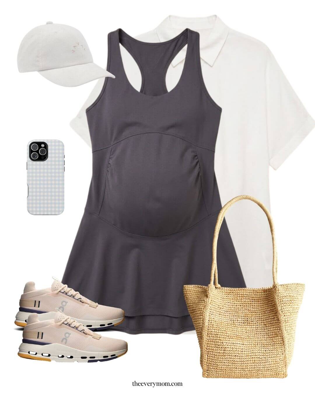 cozy at home maternity outfit