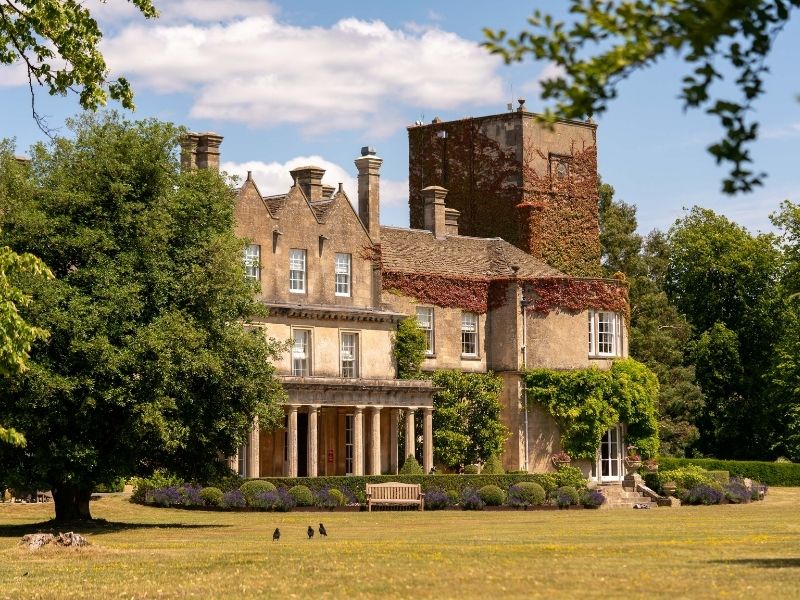 cotswolds travel with kids Lucknam Park hotel