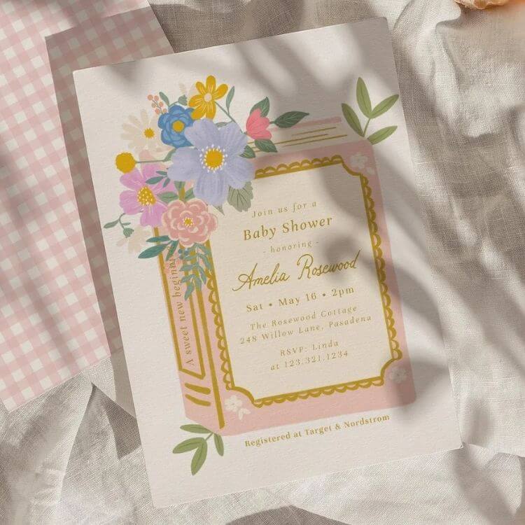 Storybook Baby Shower Invitation