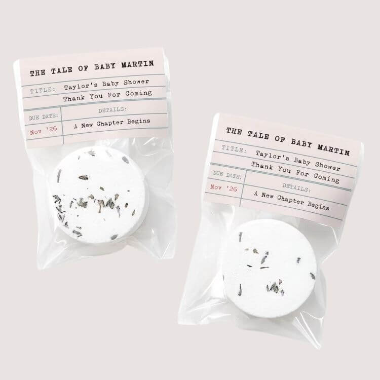 Library Card Shower Steamers