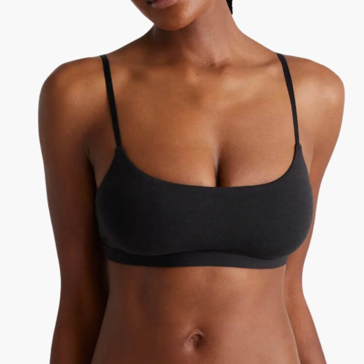 Organic Cotton Scoop Bralette