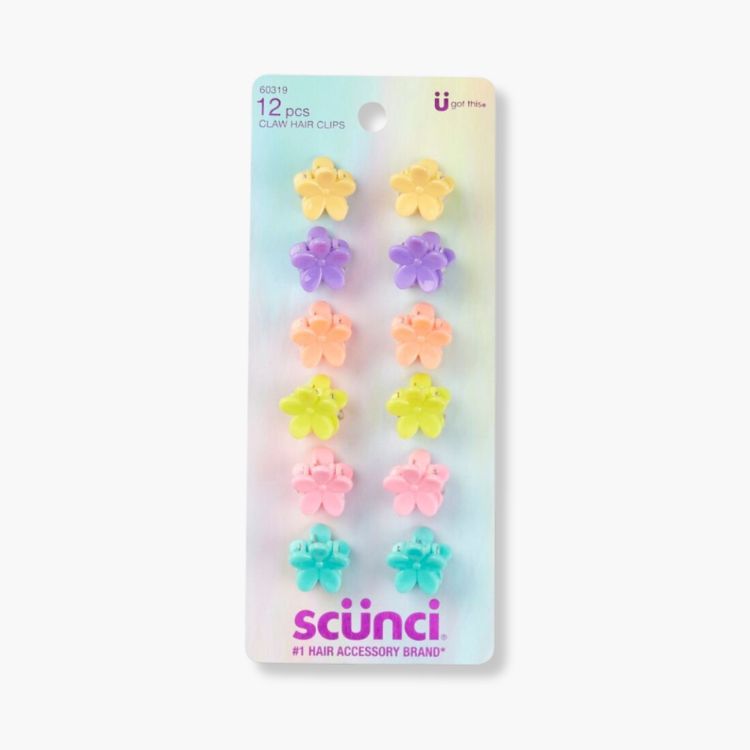 Mini Flower Claw Clips