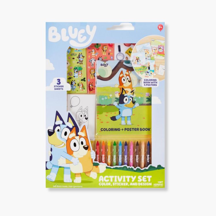 Bluey Coloring Set