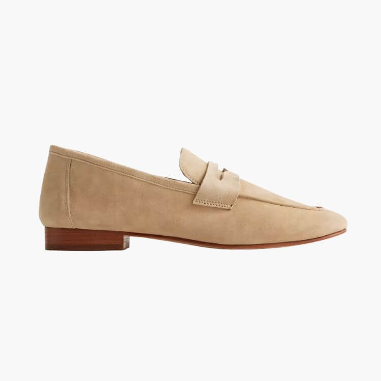 Italian Suede Penny Loafer
