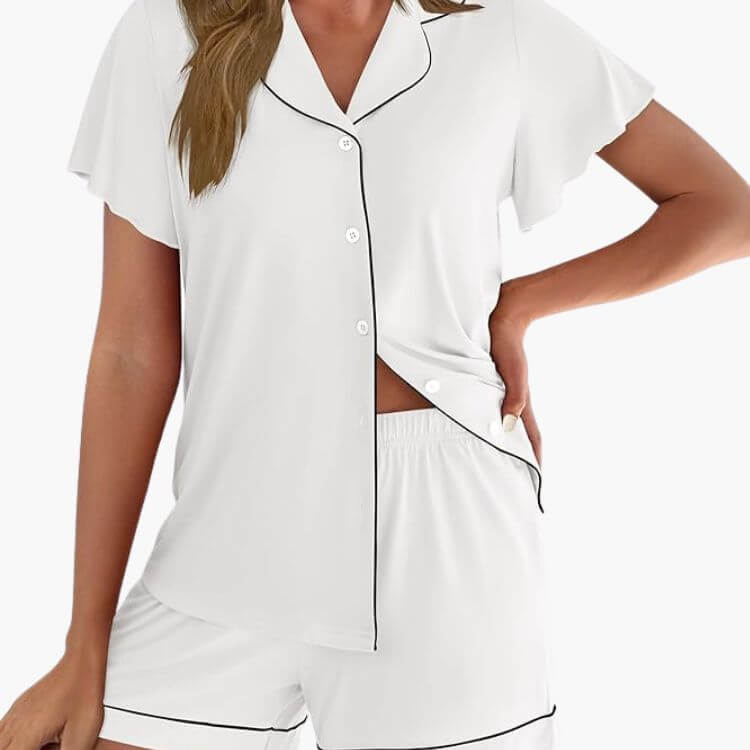 Button Up Pajama Set