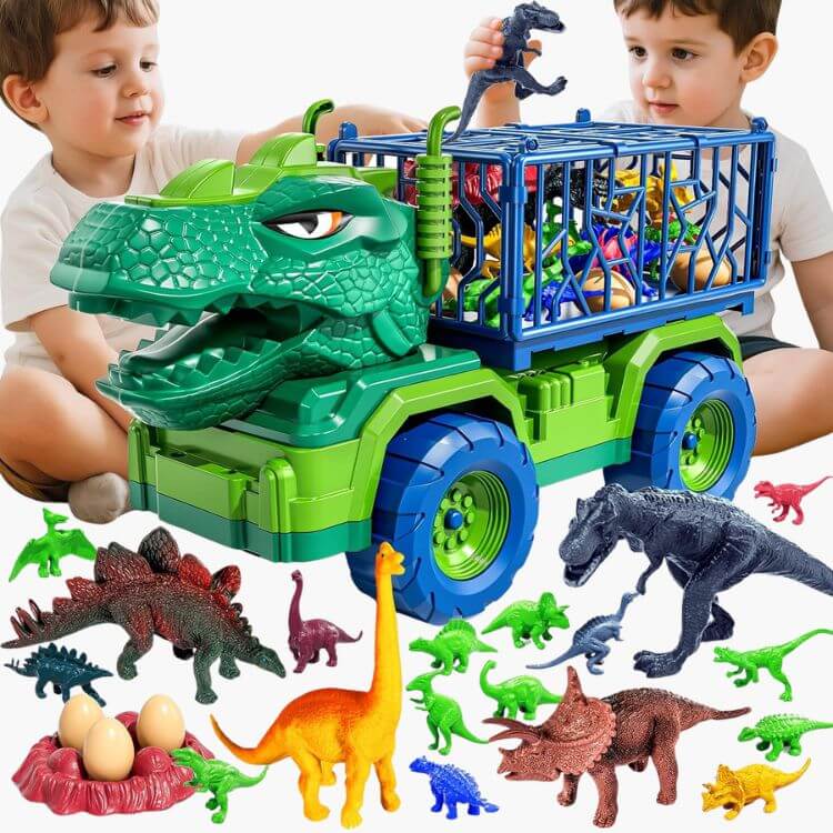 Dinosaur Truck Toy Set