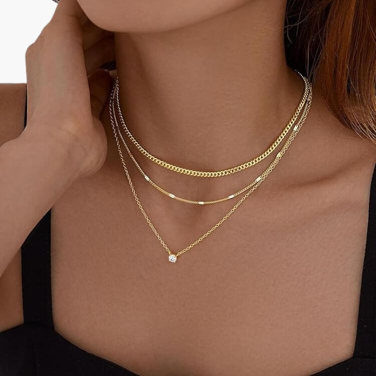 Layered Gold Necklaces
