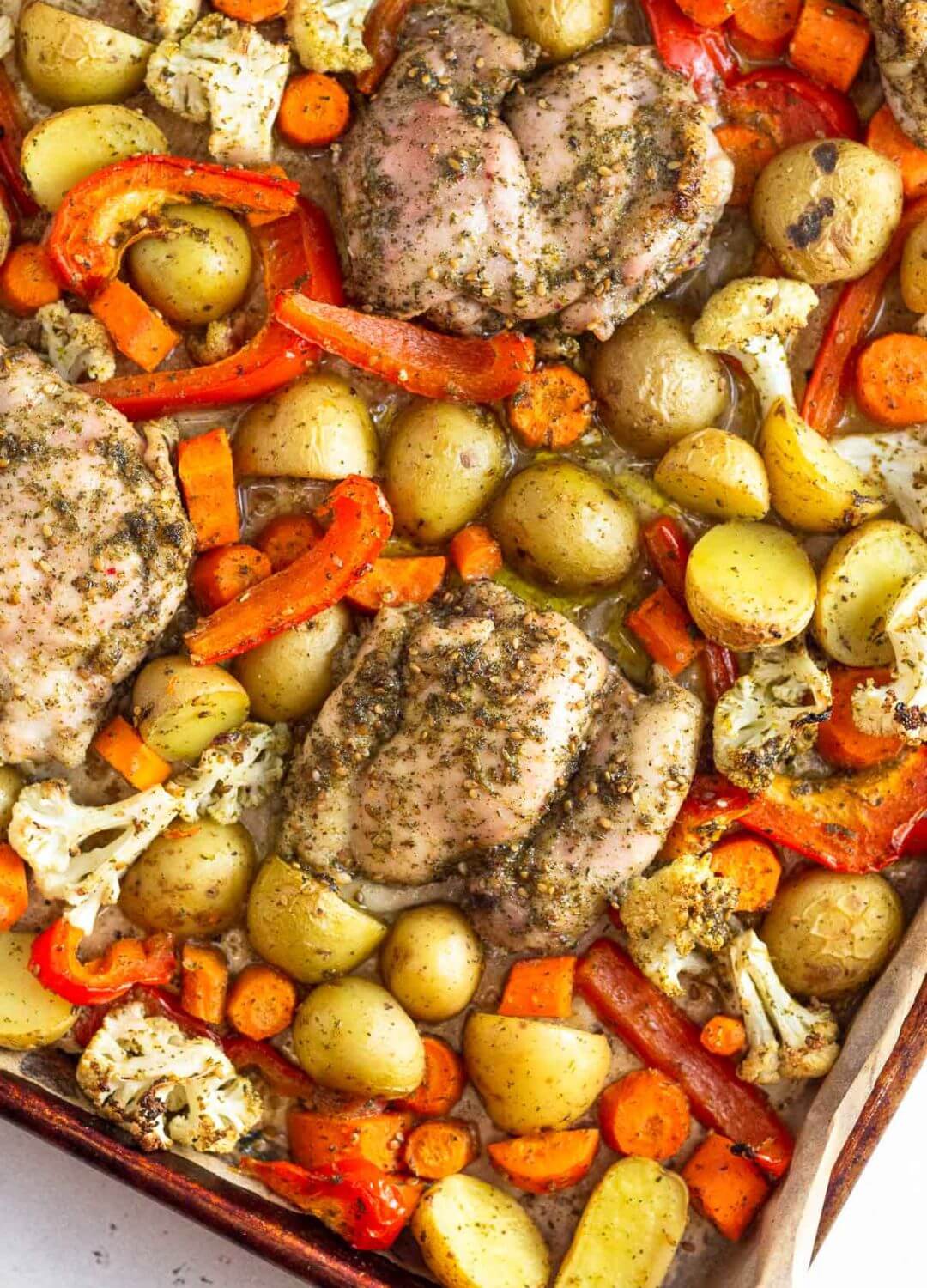 zaatar chicken sheet pan recipes