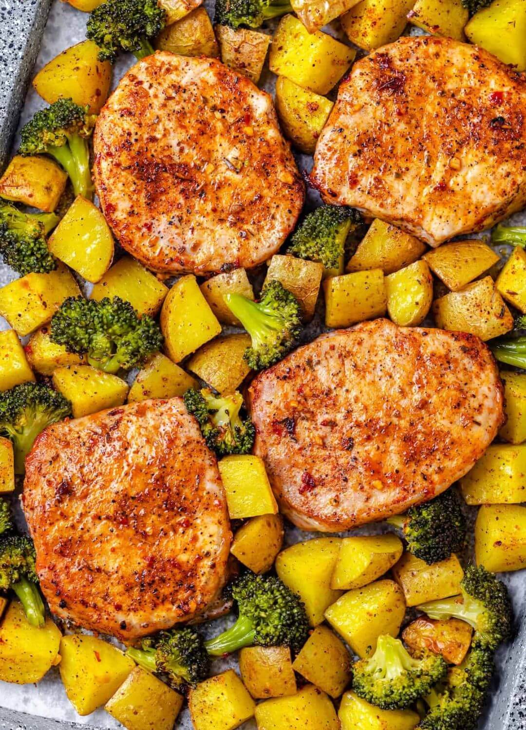 pork chops sheet pan meals