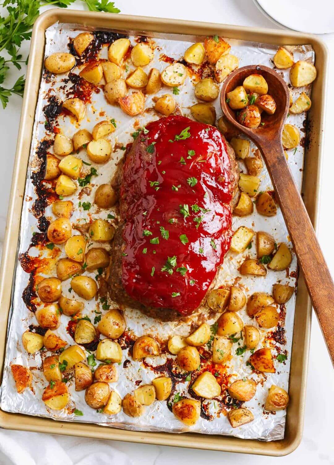sheet pan meatloaf recipe