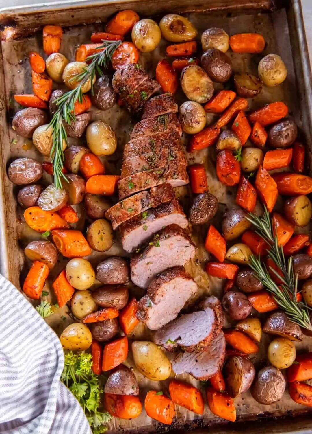 sheet pan pork tenderloin
