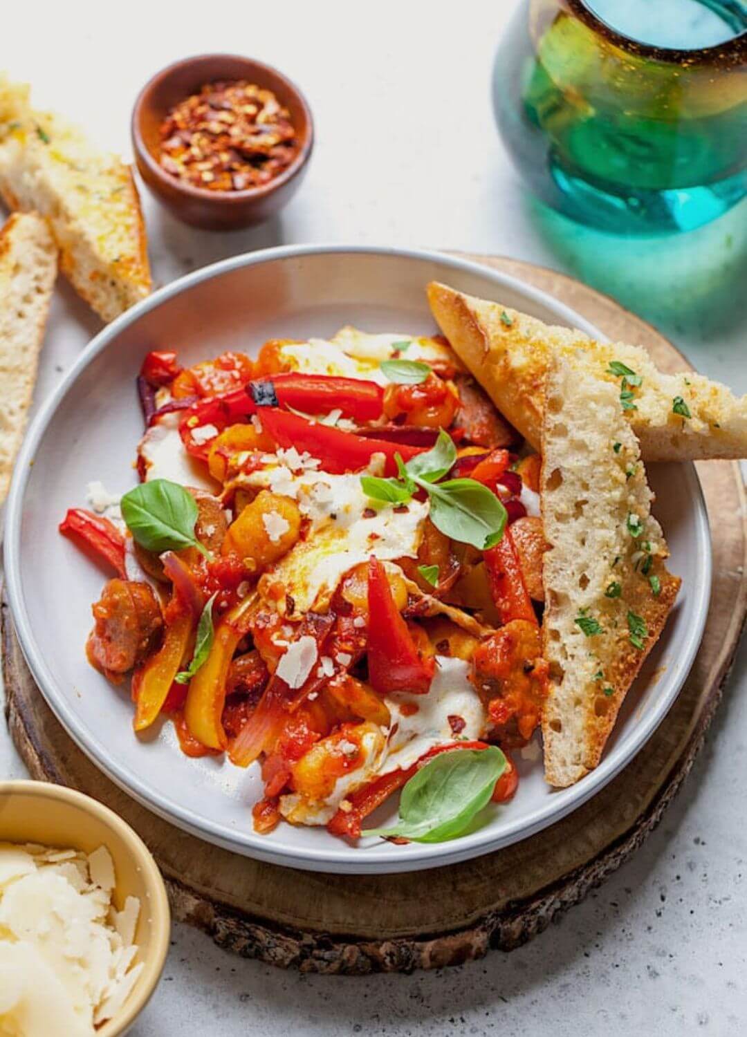 sheet pan sausage gnocchi