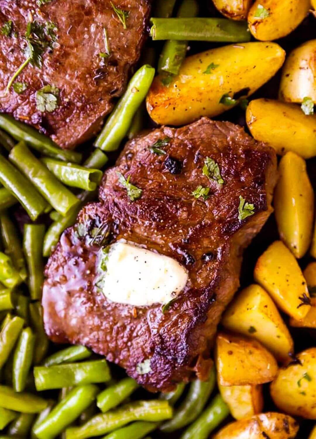 steak and potato sheet pan dinner