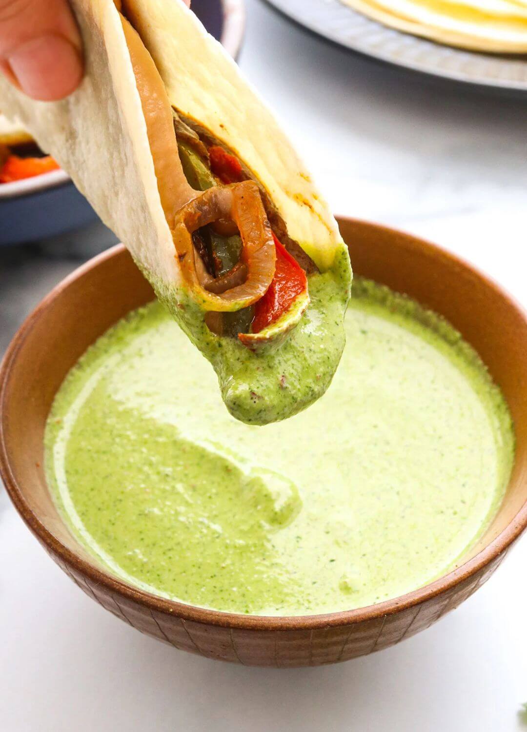vegan fajitas