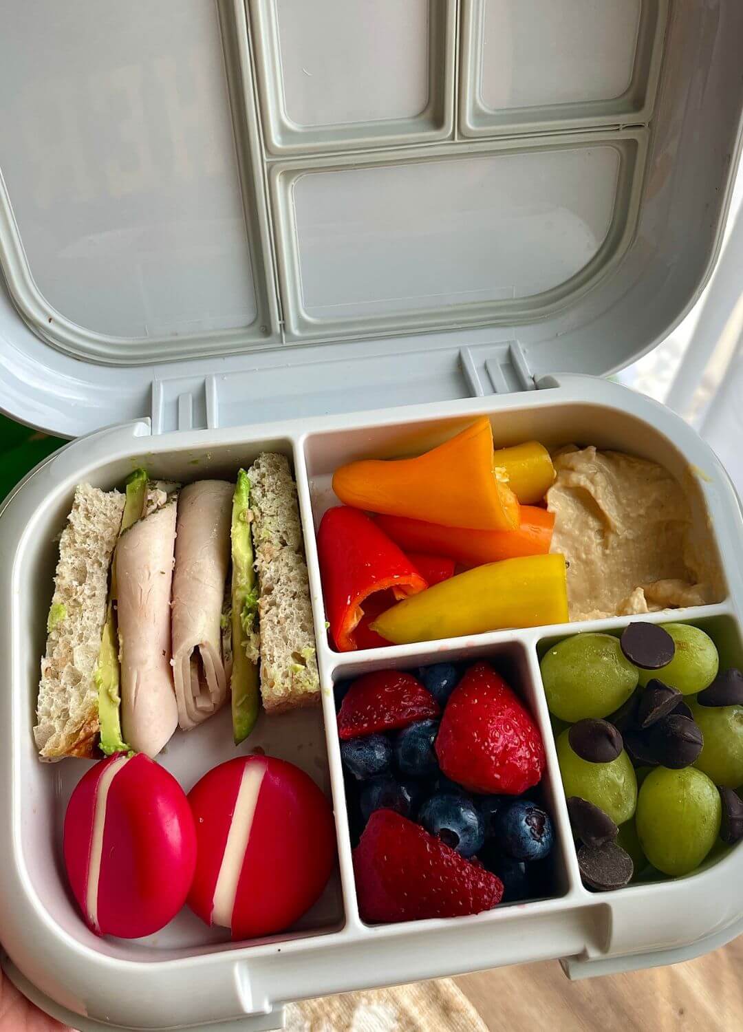 chicken avocado bento box