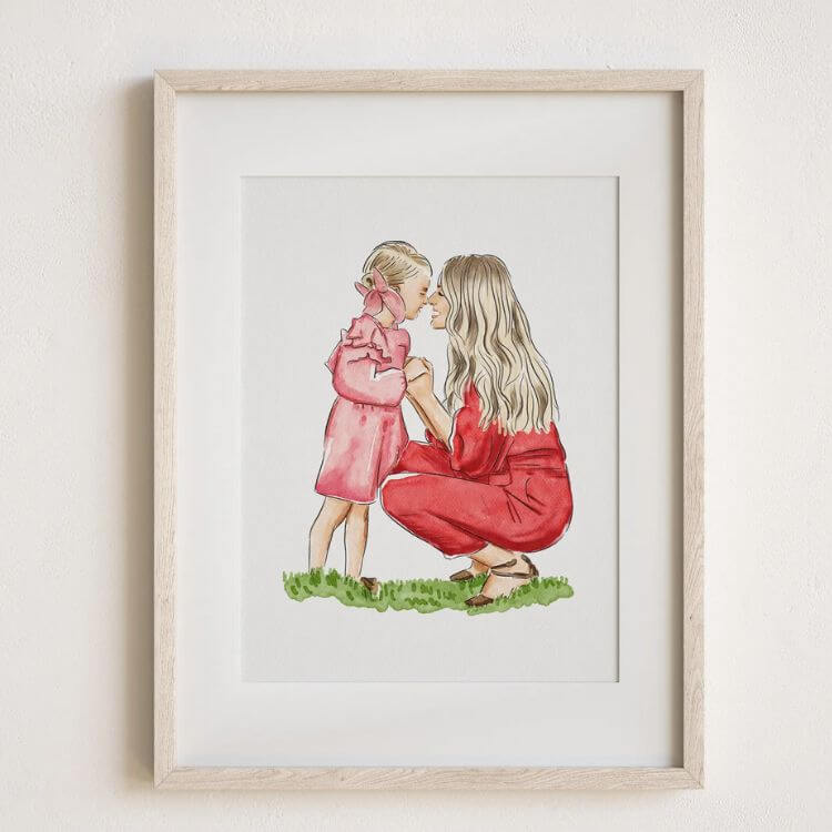 Personalized Watercolor Portrait