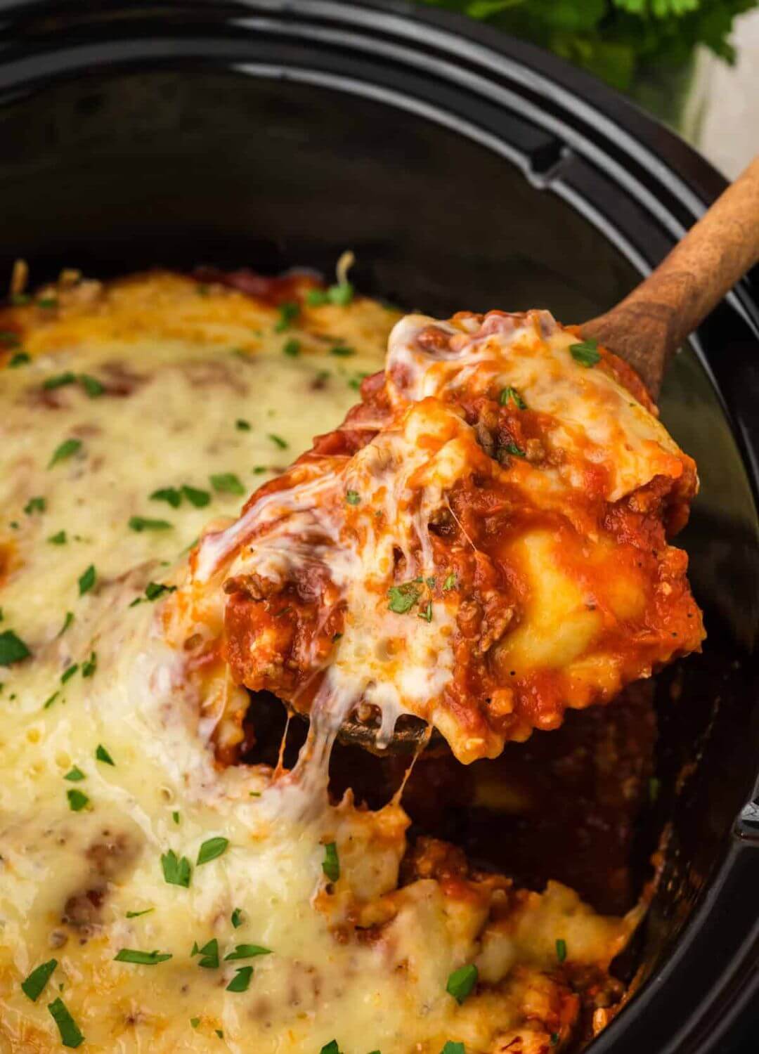 crockpot ravioli ground beef dinner ideas
