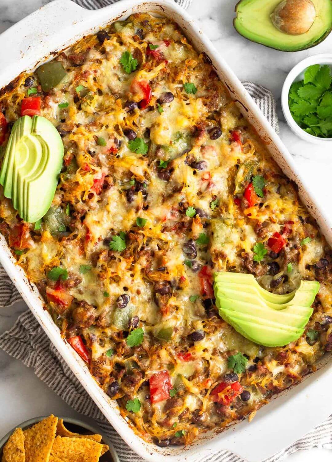 chili spaghetti casserole ground beef dinner ideas
