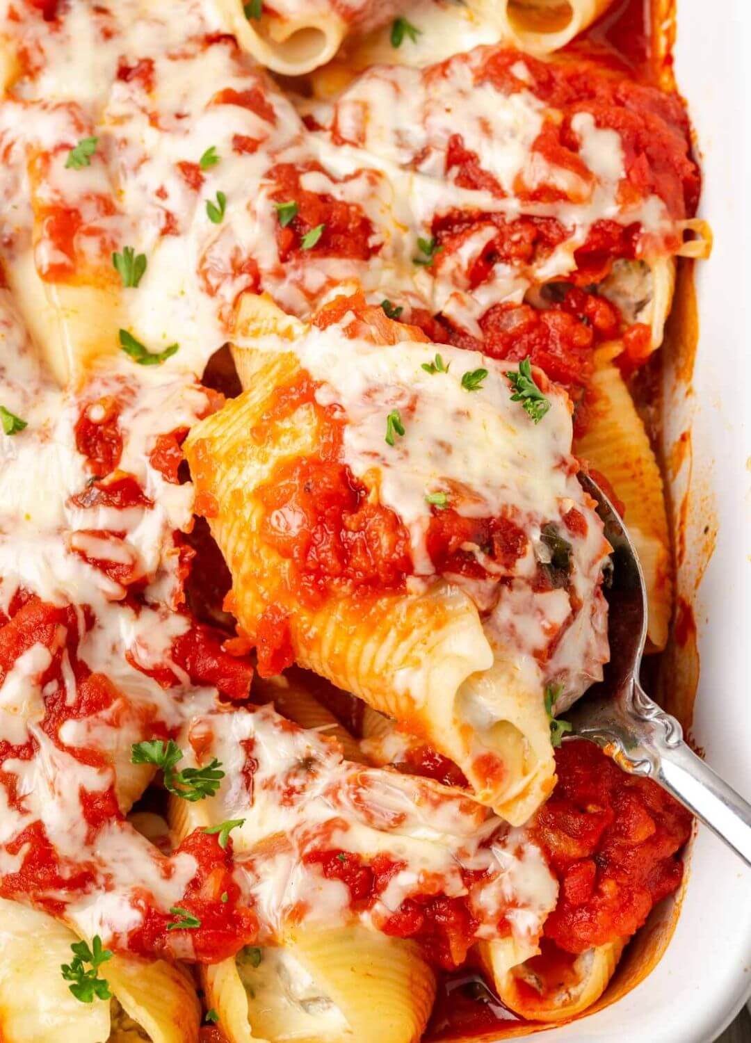 stuffed shells with meat
