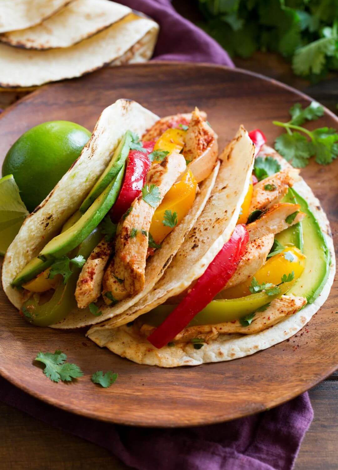 chicken fajitas