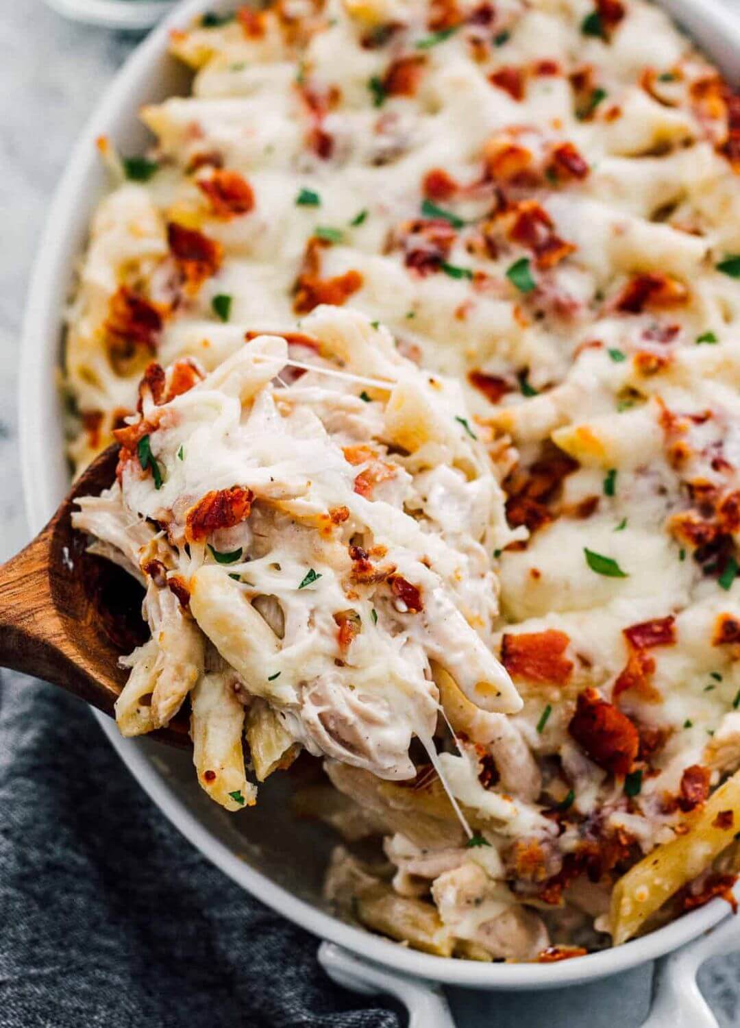 chicken bacon ranch pasta
