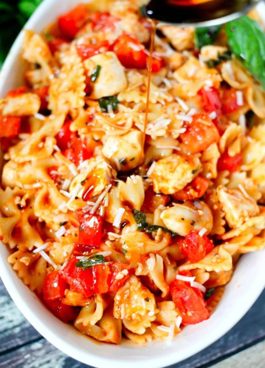 bruschetta chicken pasta